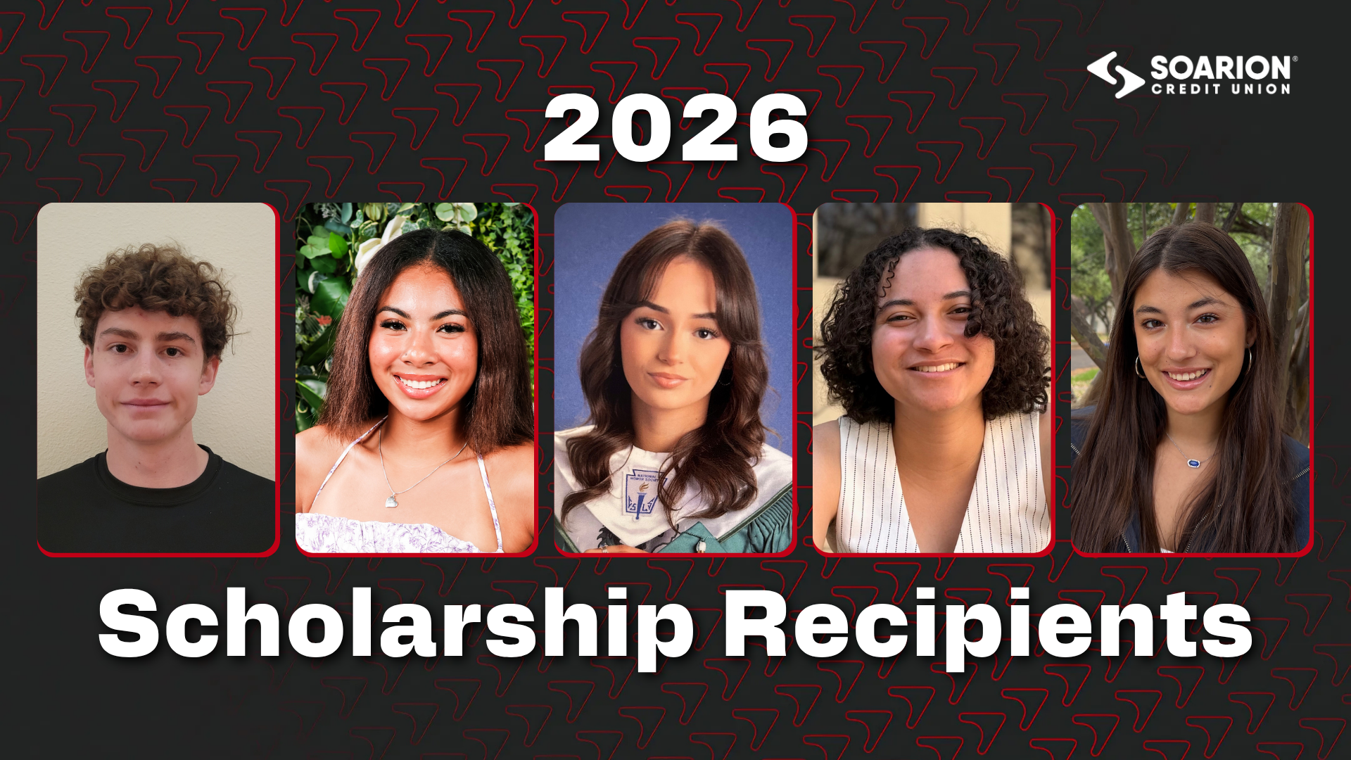 Photos of Soarion Scholarship Winners in 2026