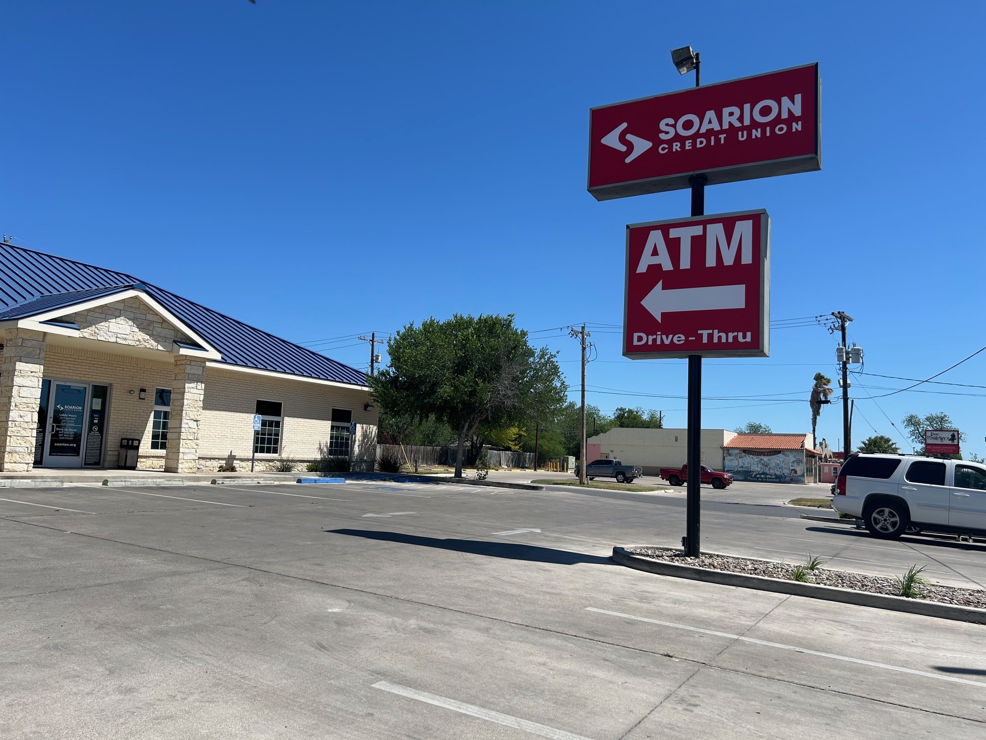 Our Del Rio Financial Center, located at 200 Ave C in Del Rio, TX. Soarion Credit Union Del Rio Financial Center in Del Rio, TX.