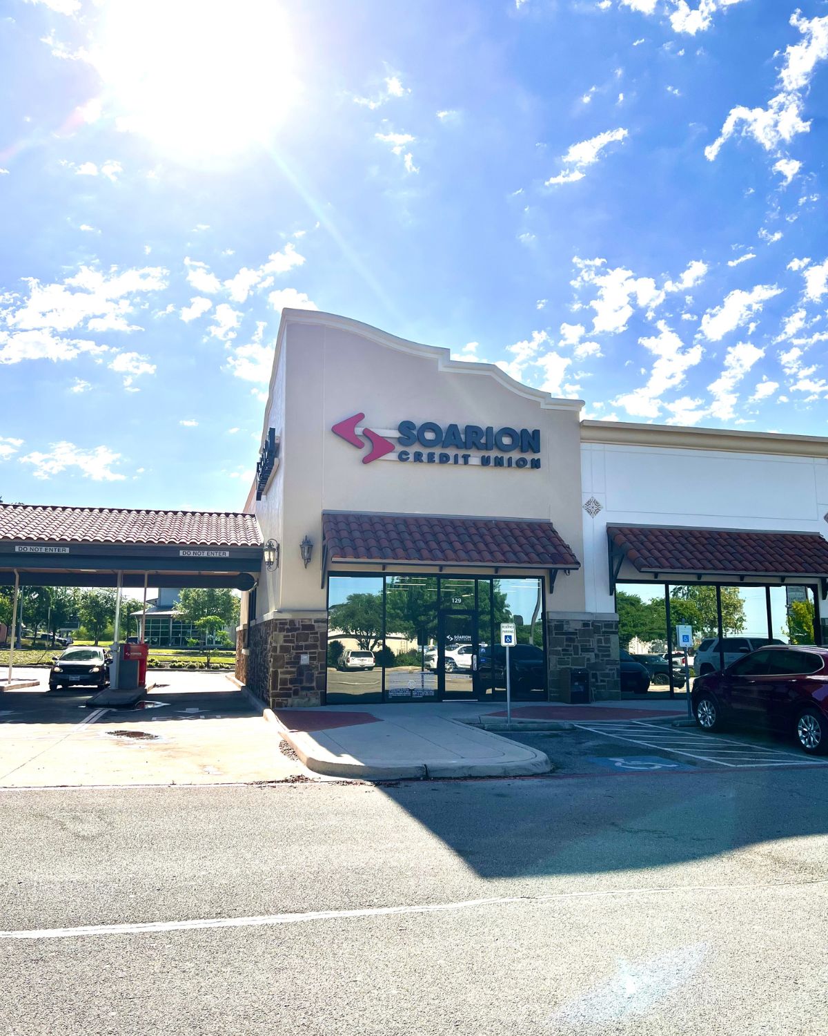 Our Braun Pointe Financial Center, located at 9910 W Loop 1604 N., STE 129, in San Antonio, TX. Soarion Credit Union Braun Pointe Financial Center in San Antonio, TX.